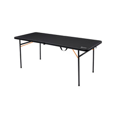 Wildtrak 6ft Heavy-duty Bi-Fold Camp Table 182x76x73cm, Waterproof