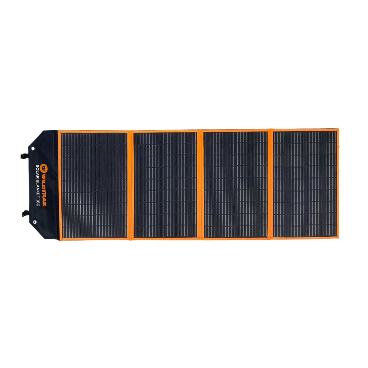 Wildtrak 160W Folding Solar Blanket A-Grade with ETFE Coating, Built in Stand, & Carry Bag