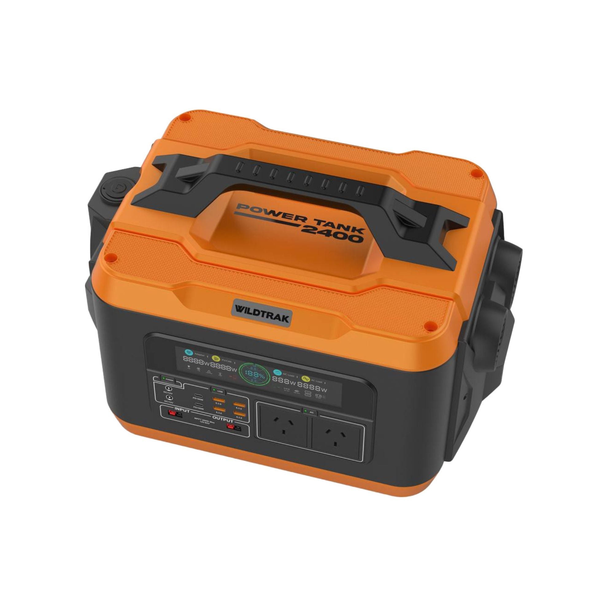 Wildtrak Power Tank Pro 2400 157Ah Power Station & 300W Solar Blanket Bundle