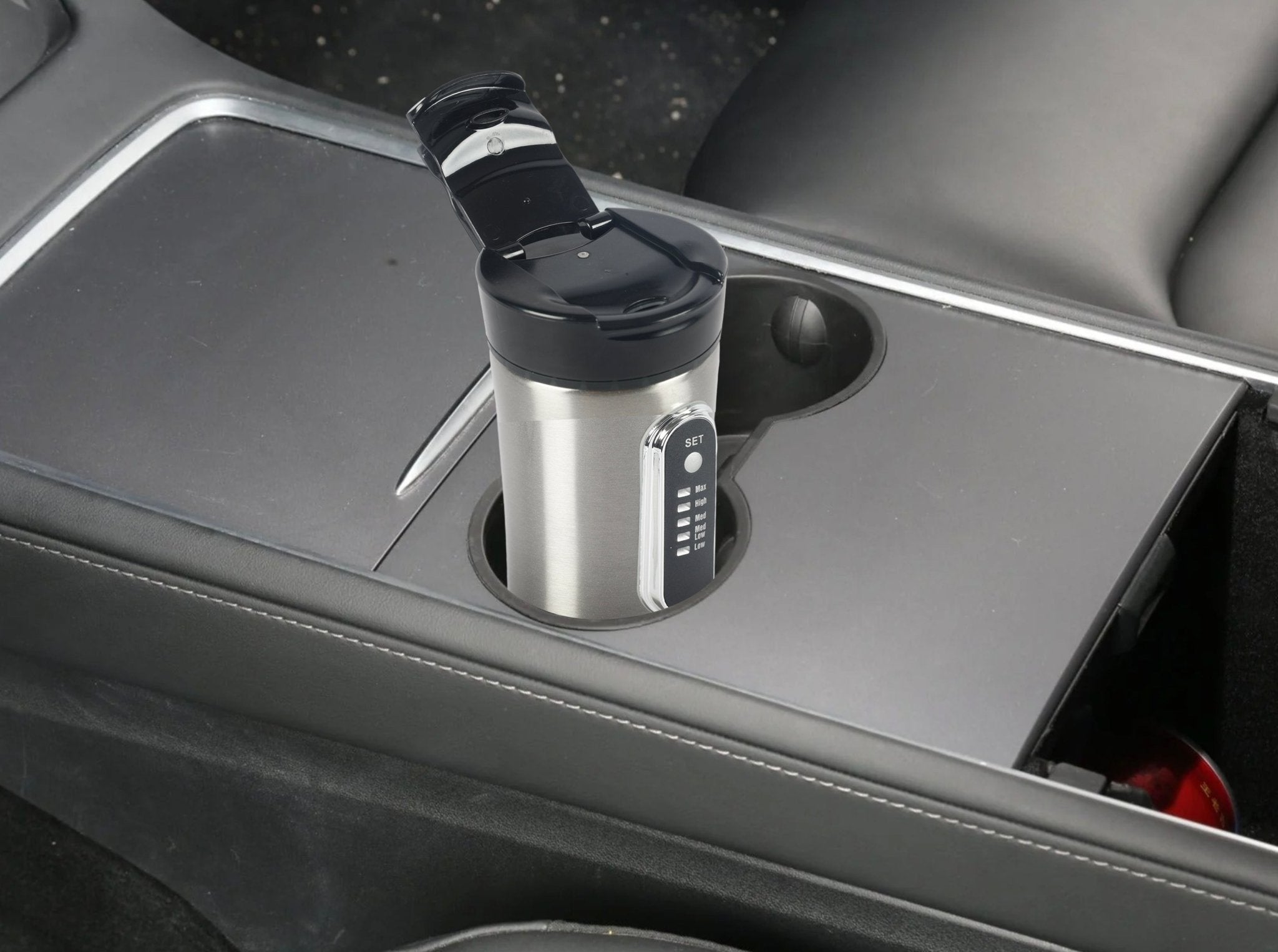 Offroad 12V Travel Mug | 450ml Electric Heated Mug with Secure Lid for Car, 4WD & Worksite Use