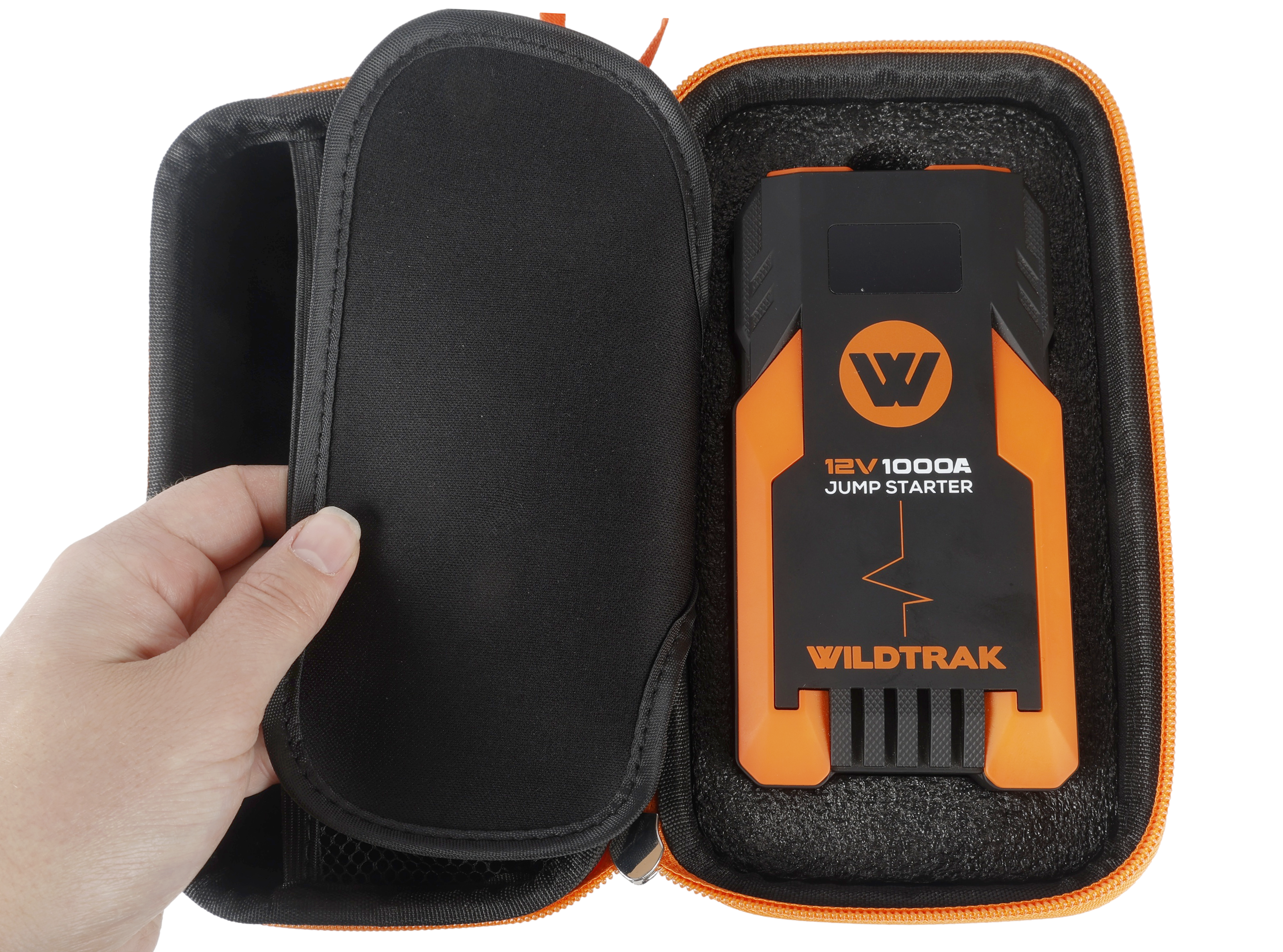 1000A 12KMAH HP Lithium Car and 4WD Jump Starter (Petrol & Diesel) with Hard Case and USB Port