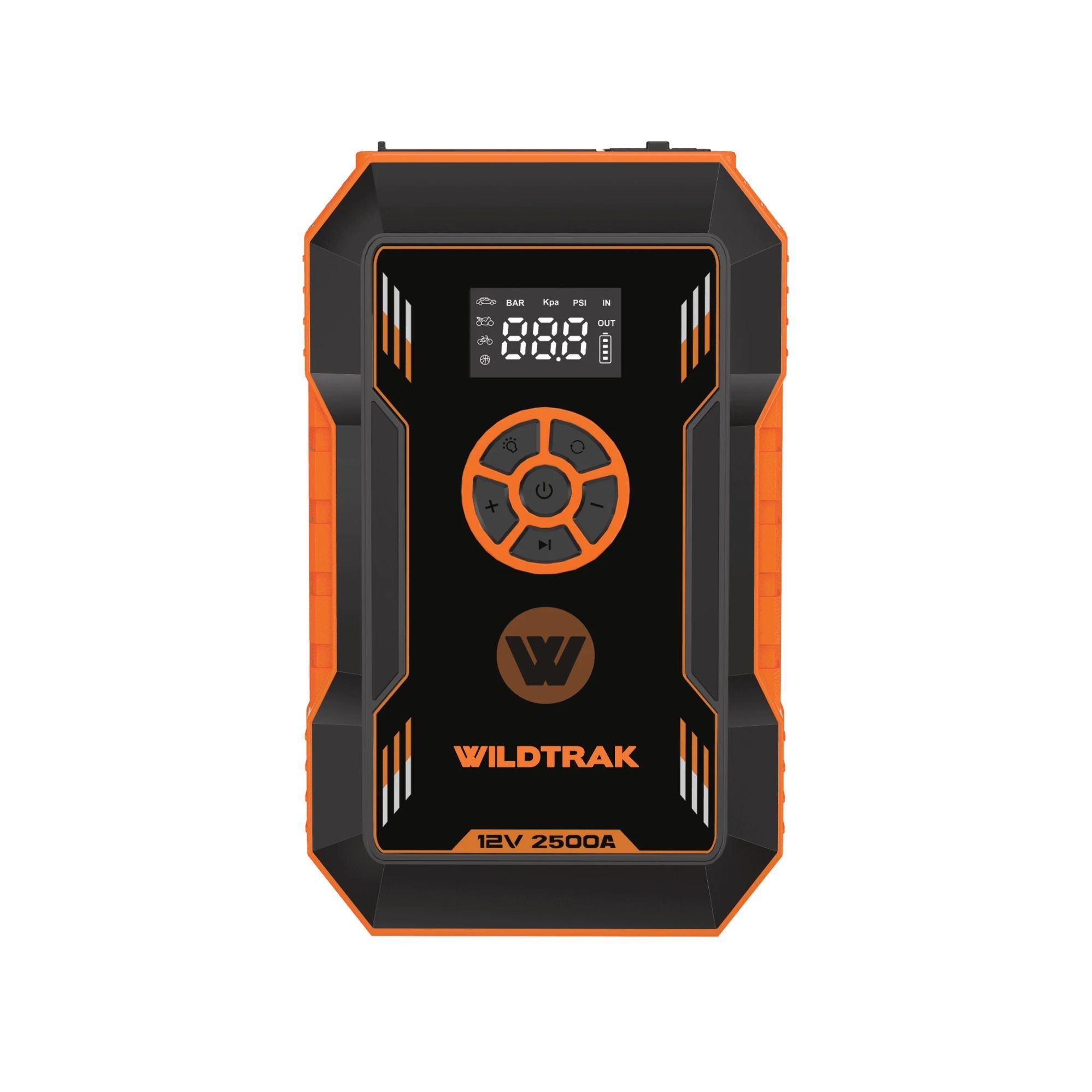 Wildtrak Heavy Duty 2500A Lithium Jump Starter 12000mAh with Tyre Compressor