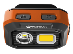 Wildtrak™ Premium Headlamp, Rechargeable, Multi Light inc Amber, Dual Power, Motion Sensor, Adjustable Brightness, Magnetic Base, USB-C Fast Charge, Water and Dust Resistant, Suitable for Work or Camping