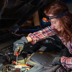 Wildtrak Rechargeable Dual Power Headlamp with Elastic Band 500L