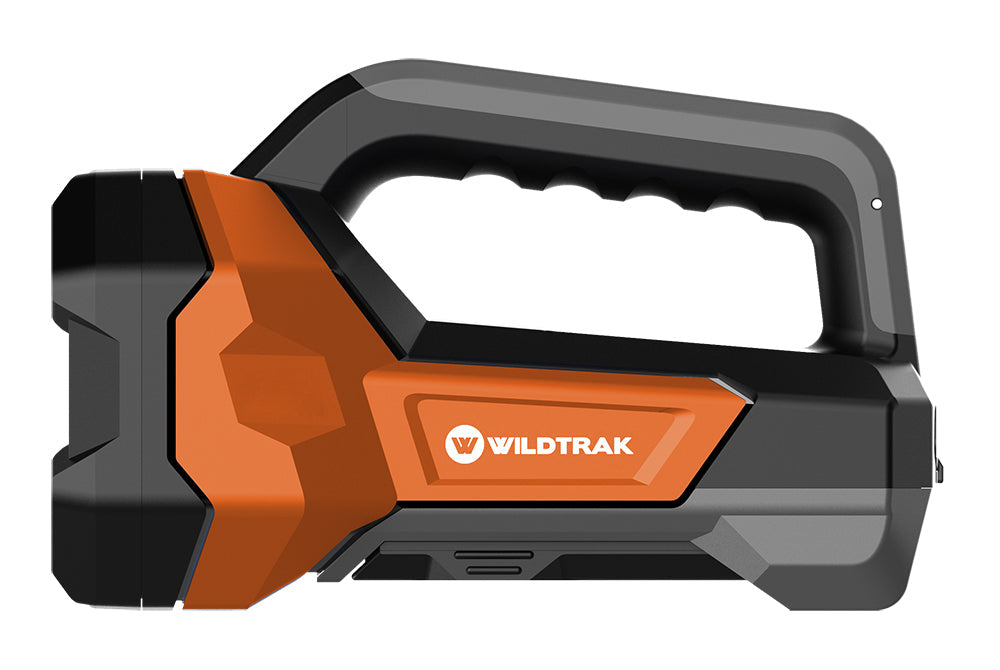 Wildtrak™ Spotlight, Rechargeable, 9 Light Modes, Flexi COB LED Light, Built-in Power Bank with USB-C Lead, Shockproof and Water Resistant