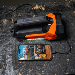 Wildtrak 1000L Rechargeable Handheld Flashlight with Flexi COB Light, 9 Light Mode