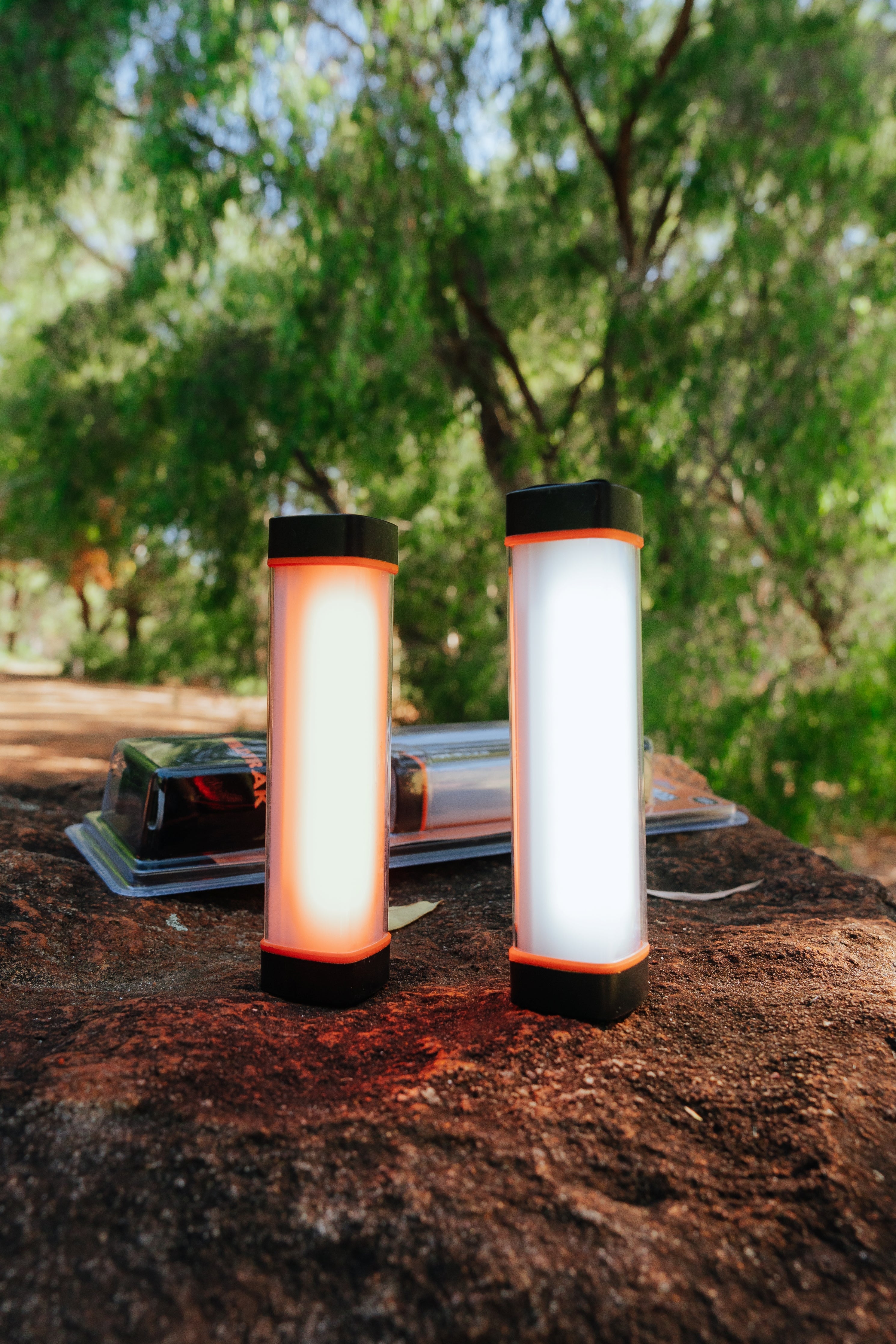 BASE 150 TWIN PACK Rechargeable Camp Multi Light Plus Power Bank (IP65 Water Resistant, 7 Light Modes, USB-C, Magnet & Velcro Strap Mounting, Storage Bag & More)