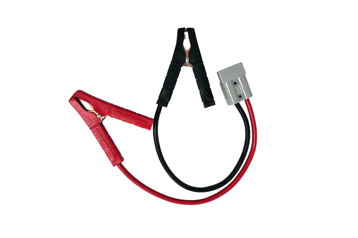 Battery Clamps with Anderson Style Connector, 30cm Lead, (8AWG)