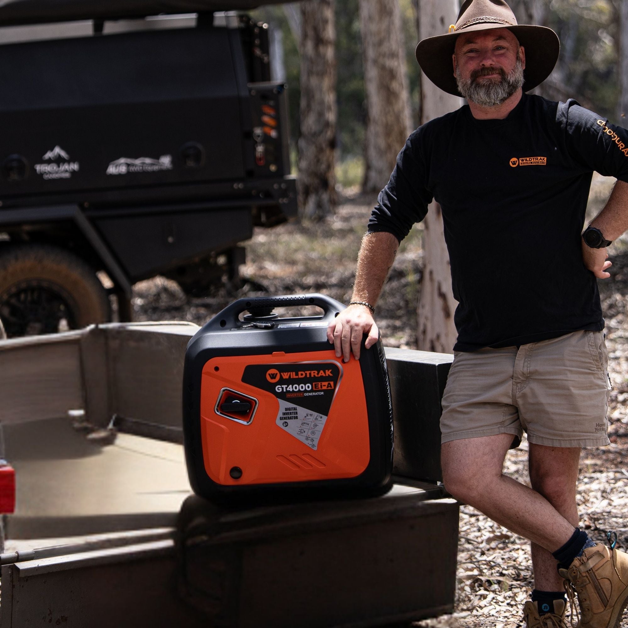 Wildtrak GT4000 Ei-A Pro Silent Inverter Generator | 4.0kW |4000w |Power Station with Remote