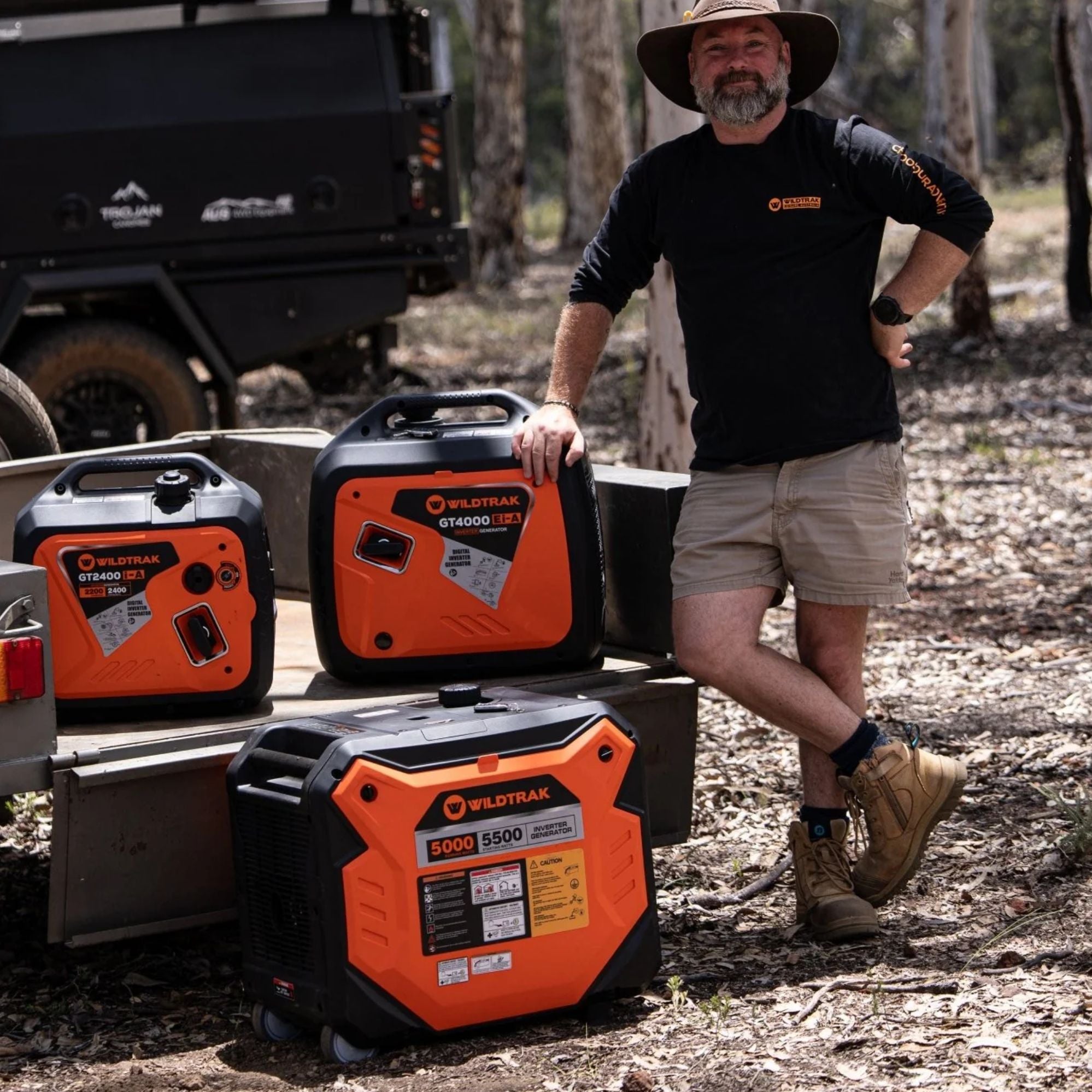Wildtrak GT5500E i-A Pro Silent Inverter Generator | 5.5 KW |5500w with Remote