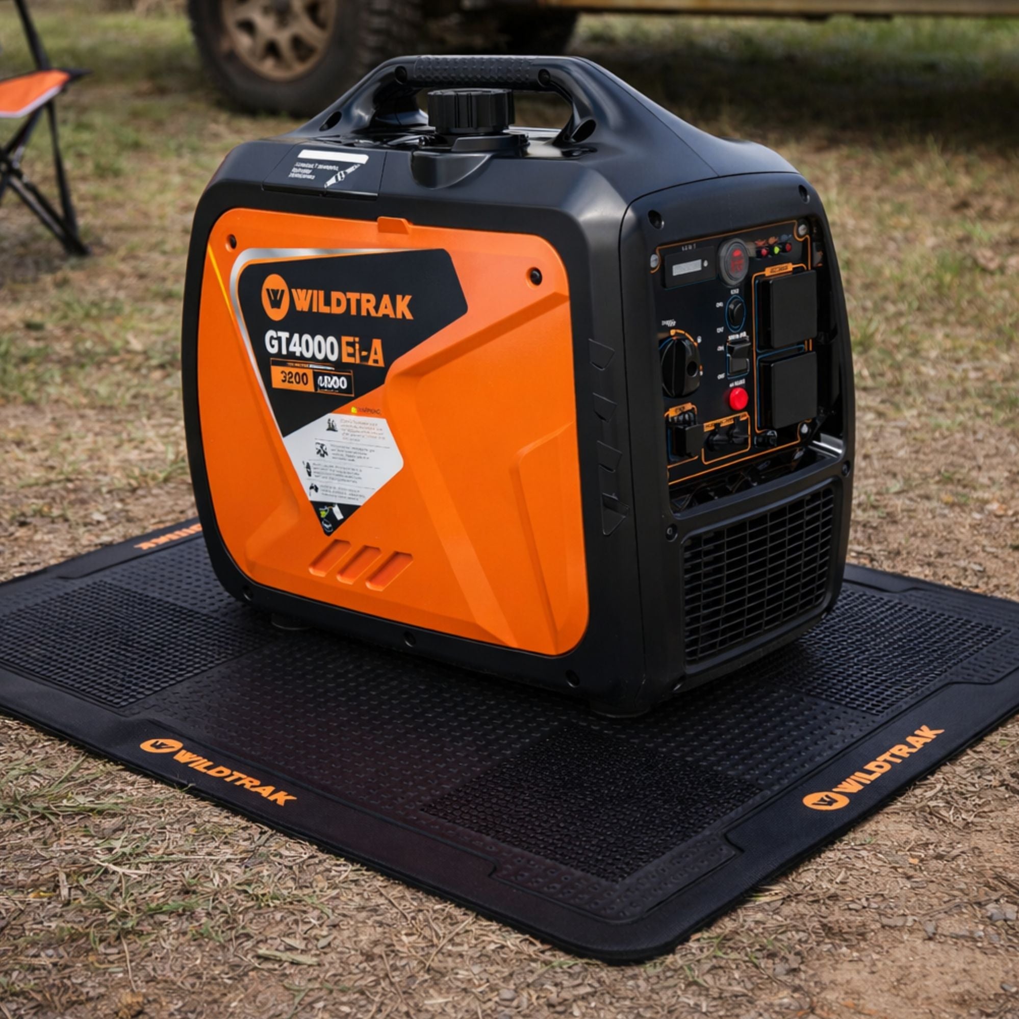 Wildtrak Non-slip Generator Anti-vibration Mat 750 x 580mm