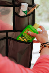 14 Pocket Car Caravan Camping Hanging Organiser with Mirror