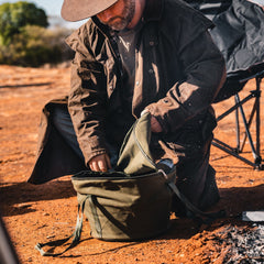 Wildtrak 2 Quart Canvas Camp Oven Bag with Carry Handles