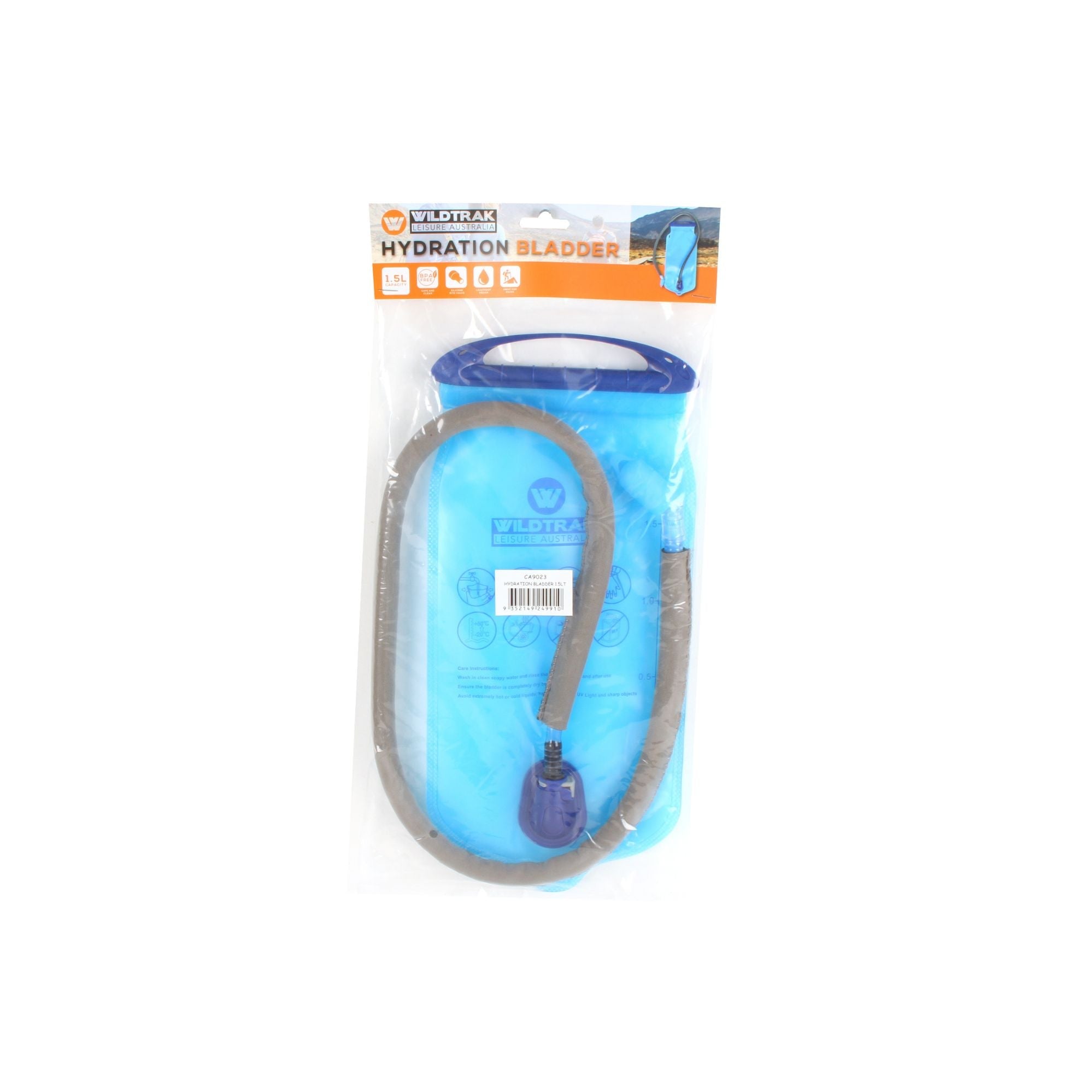Wildtrak 1.5L Trekker Replacement Hydration Bladder with Suction Hose