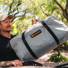 Wildtrak XL Heavy-duty 400GSM Ripstop Canvas Duffle Bag 80x40x40cm