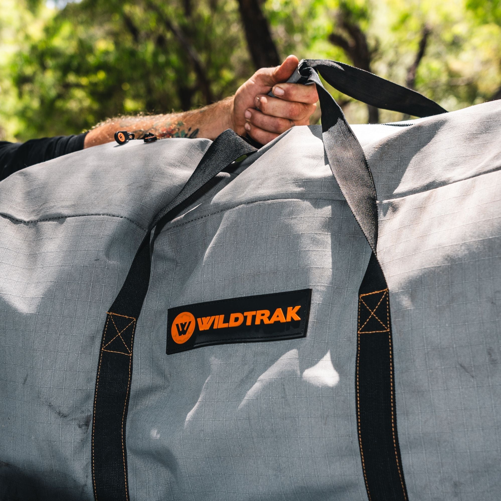 Wildtrak XL Heavy-duty 400GSM Ripstop Canvas Duffle Bag 80x40x40cm