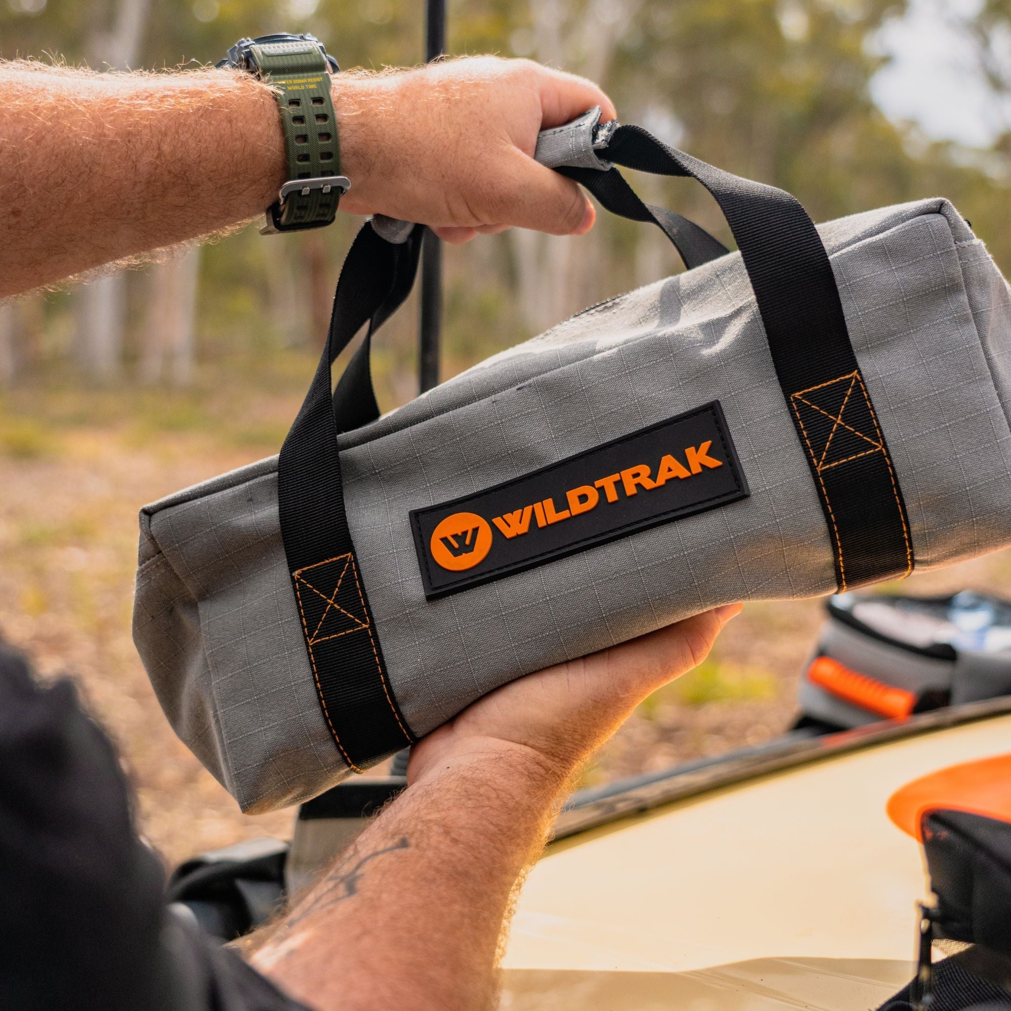 Wildtrak Medium Heavy-duty 400GSM Ripstop Canvas Peg Bag with Handles 35x15x13cm