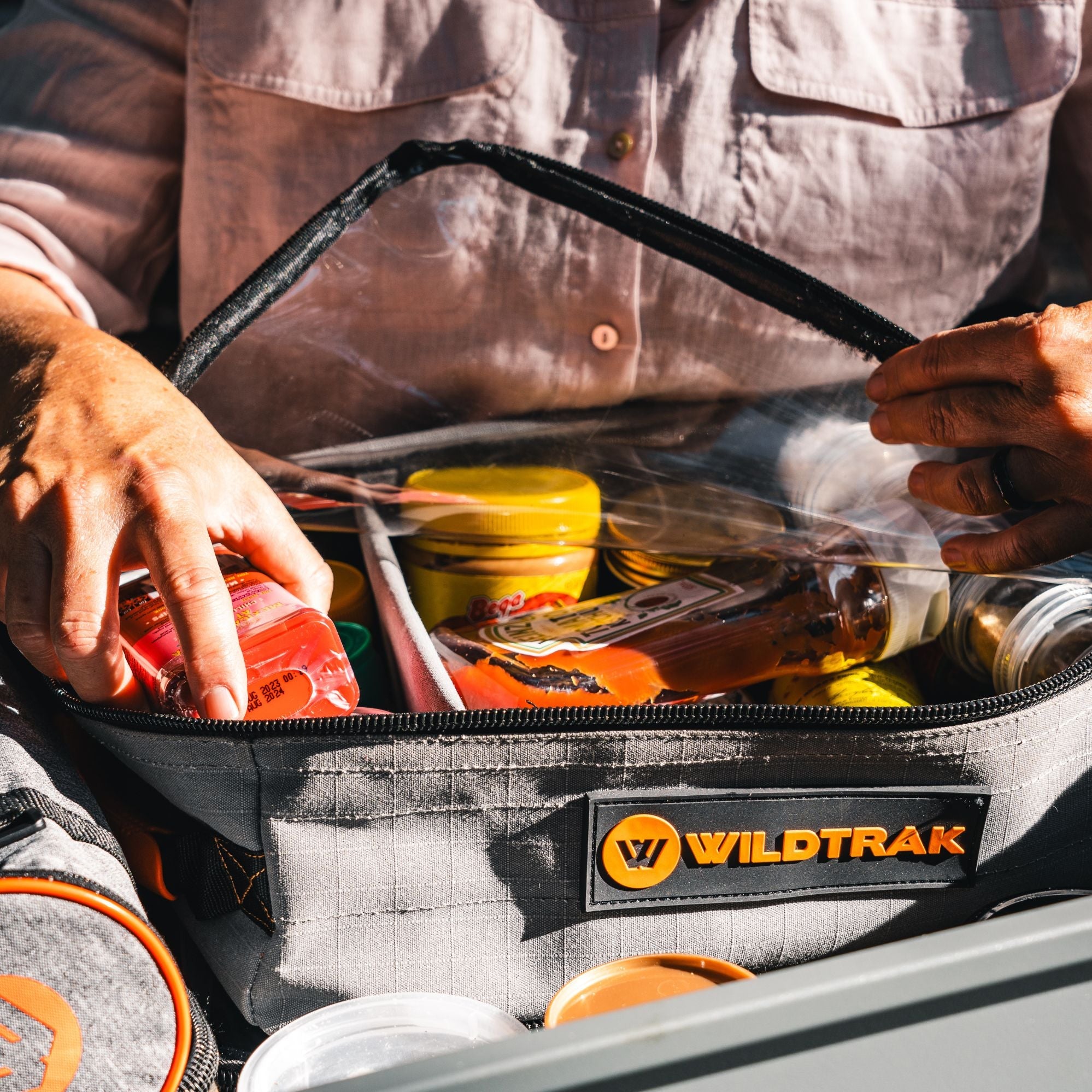 Wildtrak Heavy-duty Large Clear Top Storage Bag with Handles 35x25x13cm