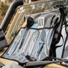 Wildtrak 6 Compartment 400gsm Ripstop Canvas Knife Wrap 45x42cm