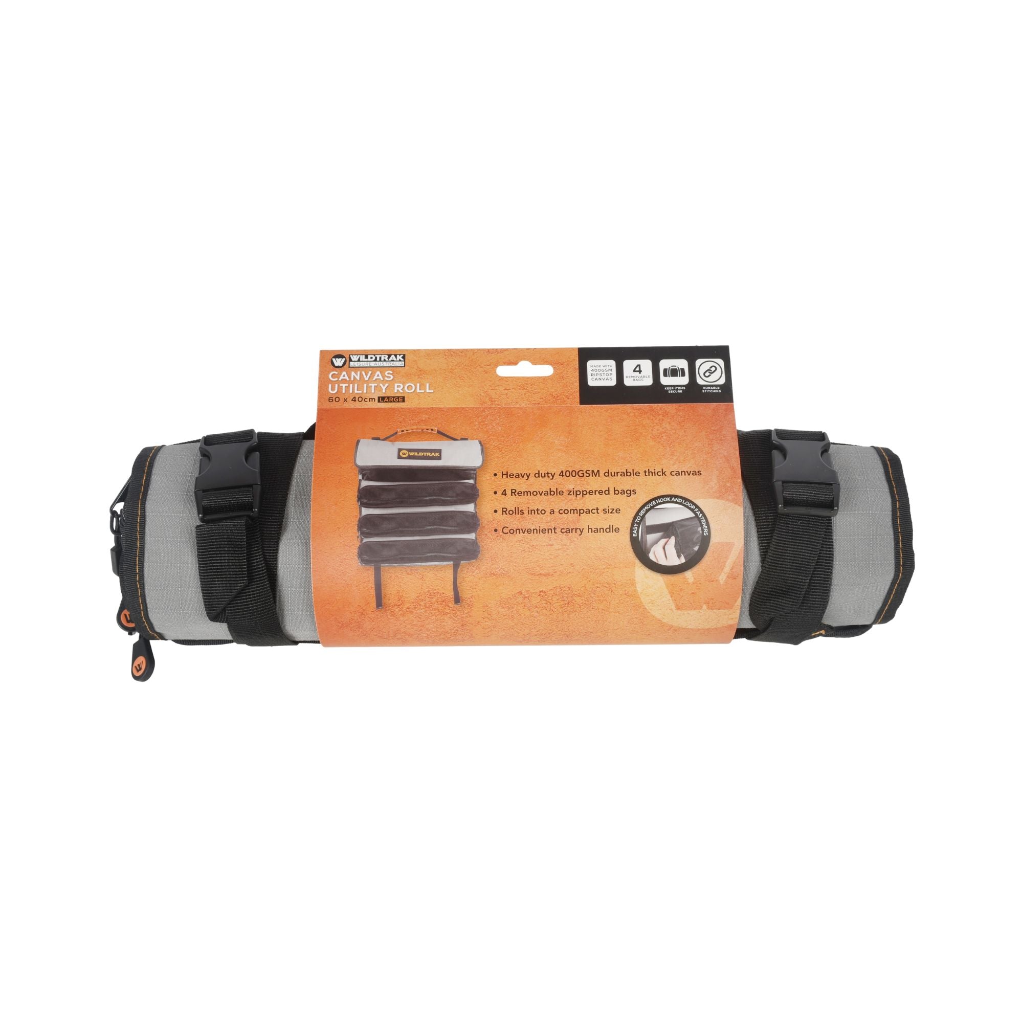 Wildtrak Large Heavy-duty 400GSM Ripstop Canvas Utility Roll 60x40cm