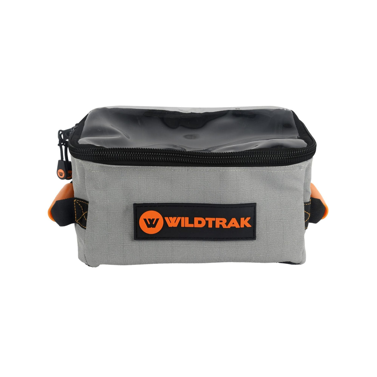 Wildtrak Small Extra Height Clear Top Heavy-duty Ripstop Grey Canvas Storage Bag with Mesh Base 25x15x15cm
