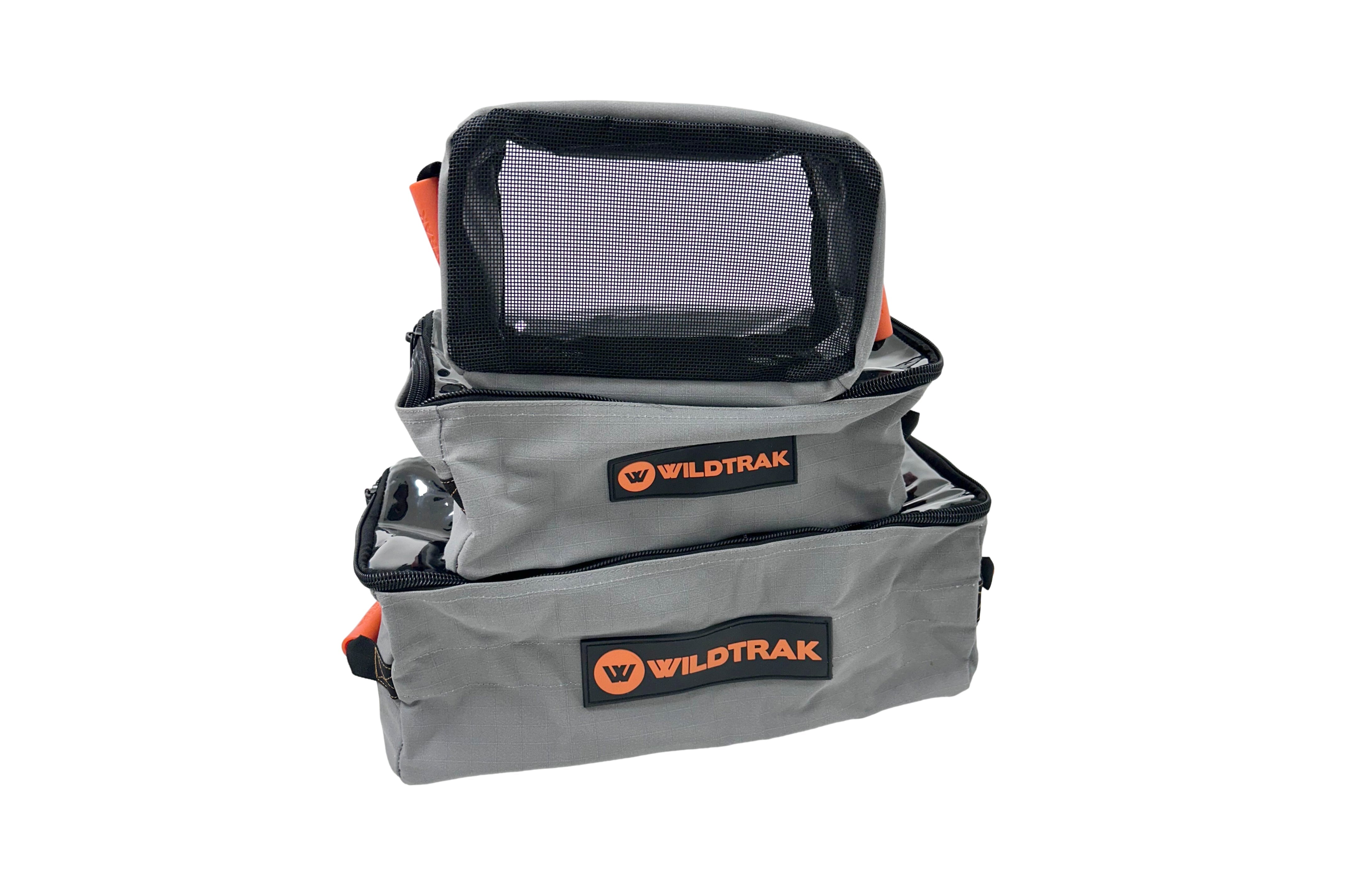 Medium Mesh Base Extra Height Canvas Clear Top Storage Bag | Heavy-Duty 400gsm Ripstop Canvas with Handles | 4WD & Camping