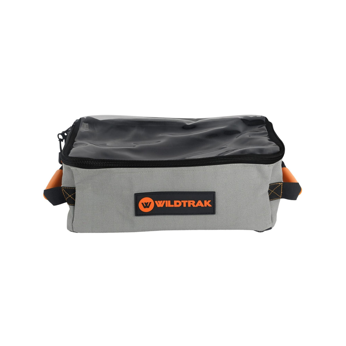 Wildtrak Medium Extra Height Clear Top Heavy-duty Ripstop Grey Canvas Storage Bag with Mesh Base 35x20x15cm