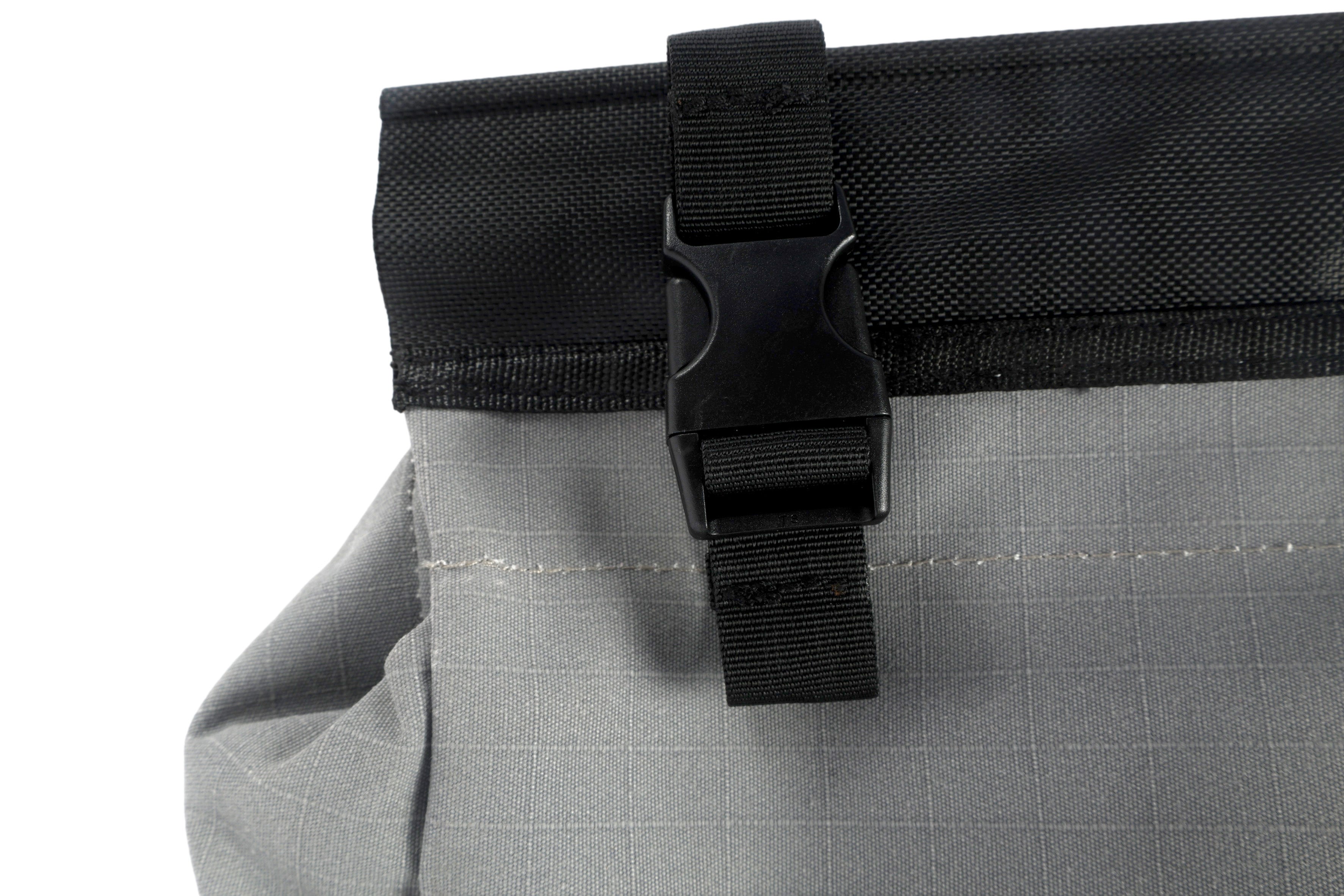 Canvas RV Caravan Awning Storage Bag | Heavy-Duty 400gsm Ripstop Canvas | Mesh Pockets & Quick-Release Clips for 4WD & Camping