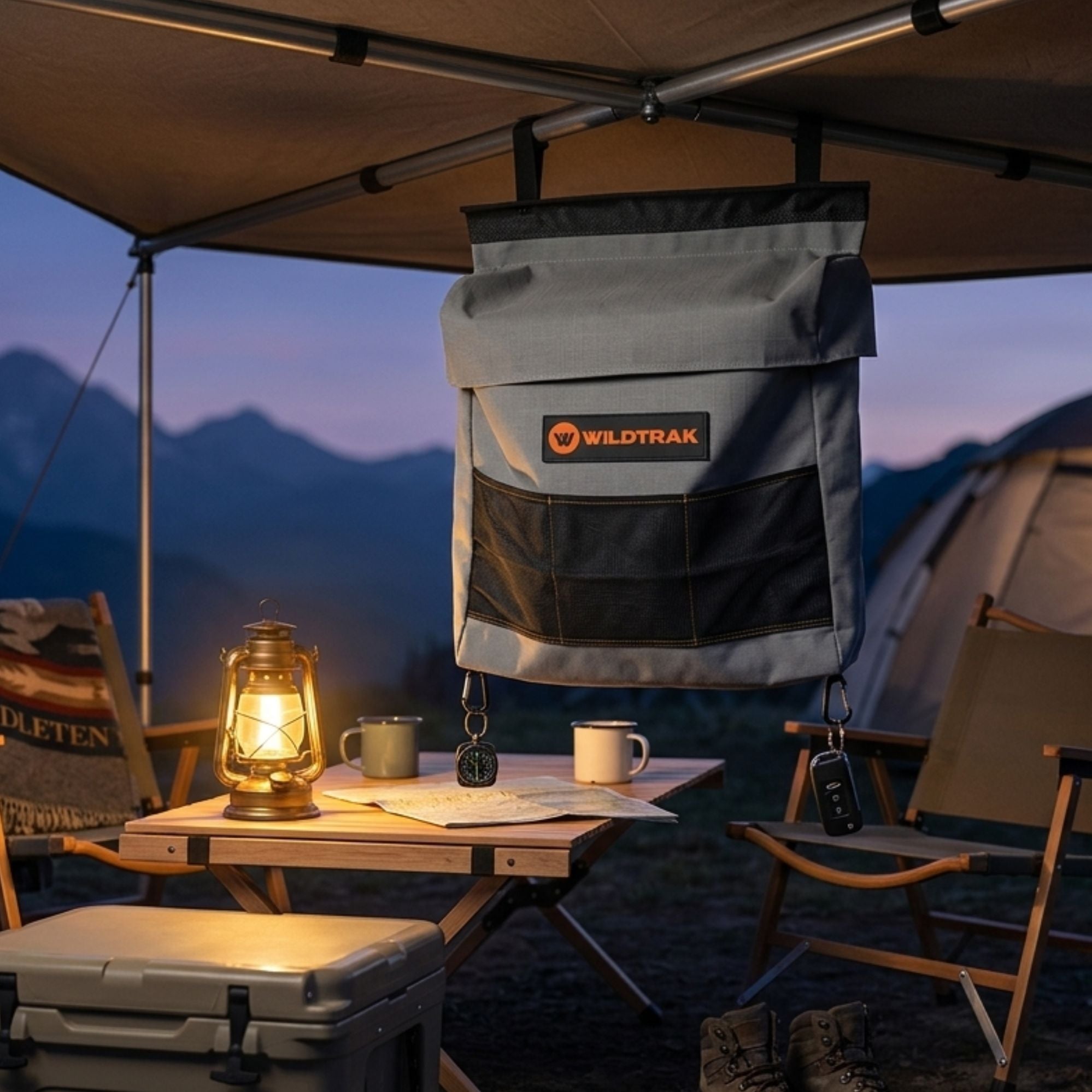 Wildtrak Large Heavy-duty RV Caravan 400GSM Ripstop Canvas Awning Storage Bag 51x45x10cm