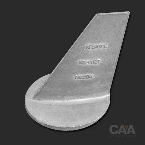 CDZ9-020 Mercury Tab Zinc Anode Long Leg
