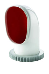 VETUS Cowl ventilator type Chinook, silicone with red interior, Ø 100 mm (incl. synthetic deck ring and nut) CHINOOK