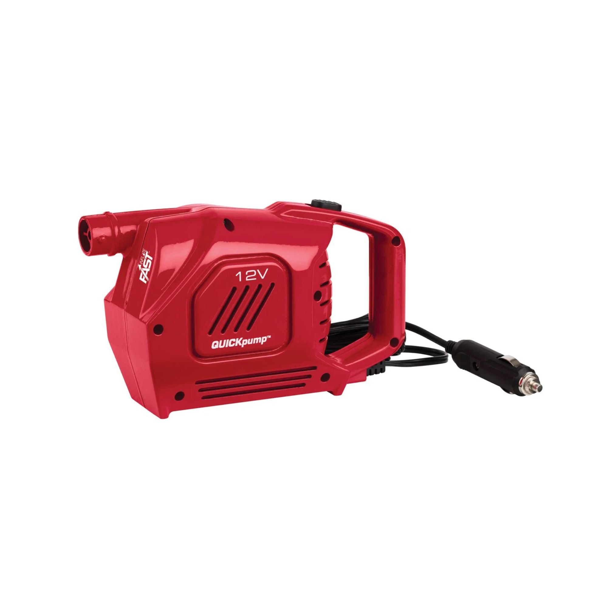 Coleman 12V Quickpump with Nozzle Adapters, 5x the power, Compact & Lightweight
