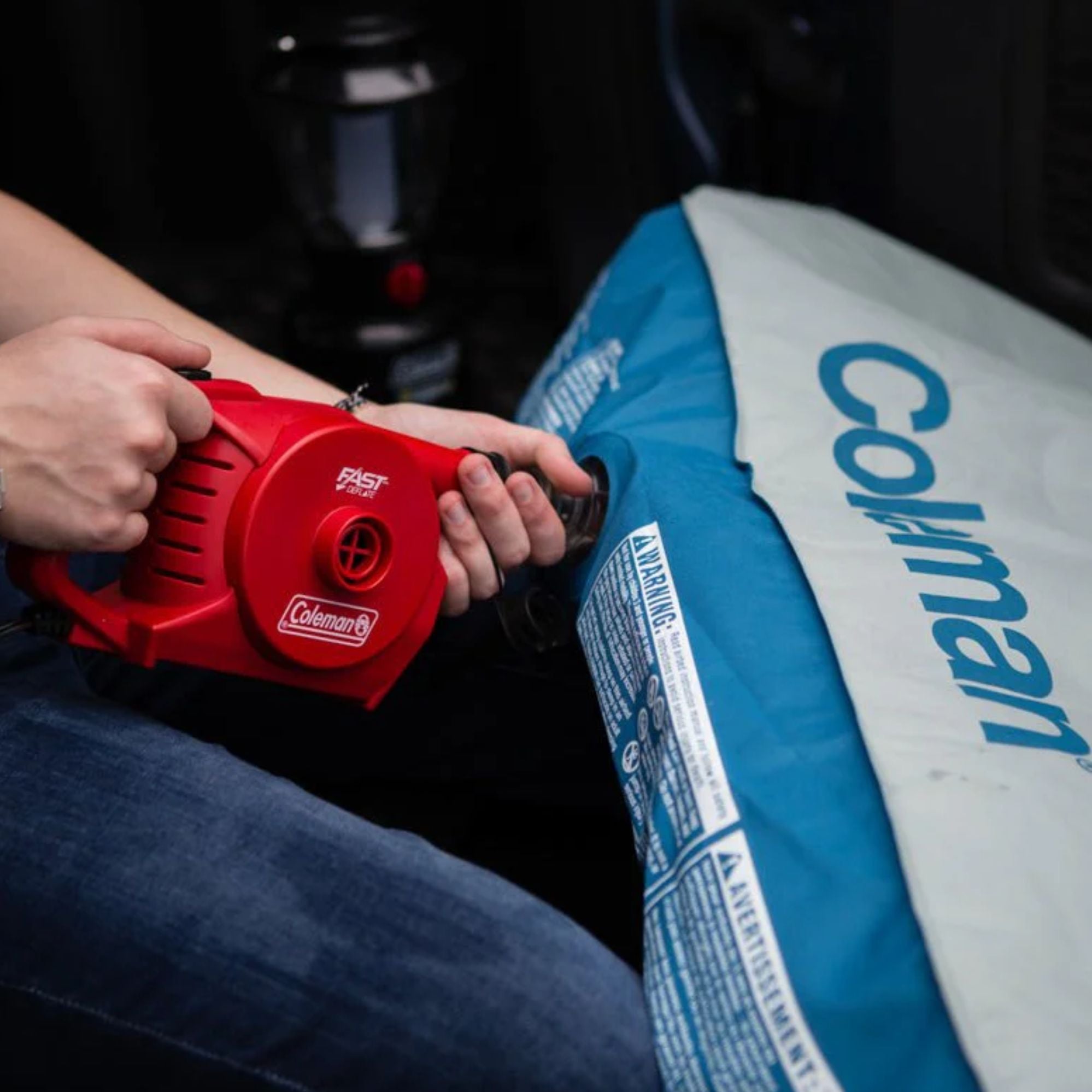 Coleman 12V Quickpump with Nozzle Adapters, 5x the power, Compact & Lightweight