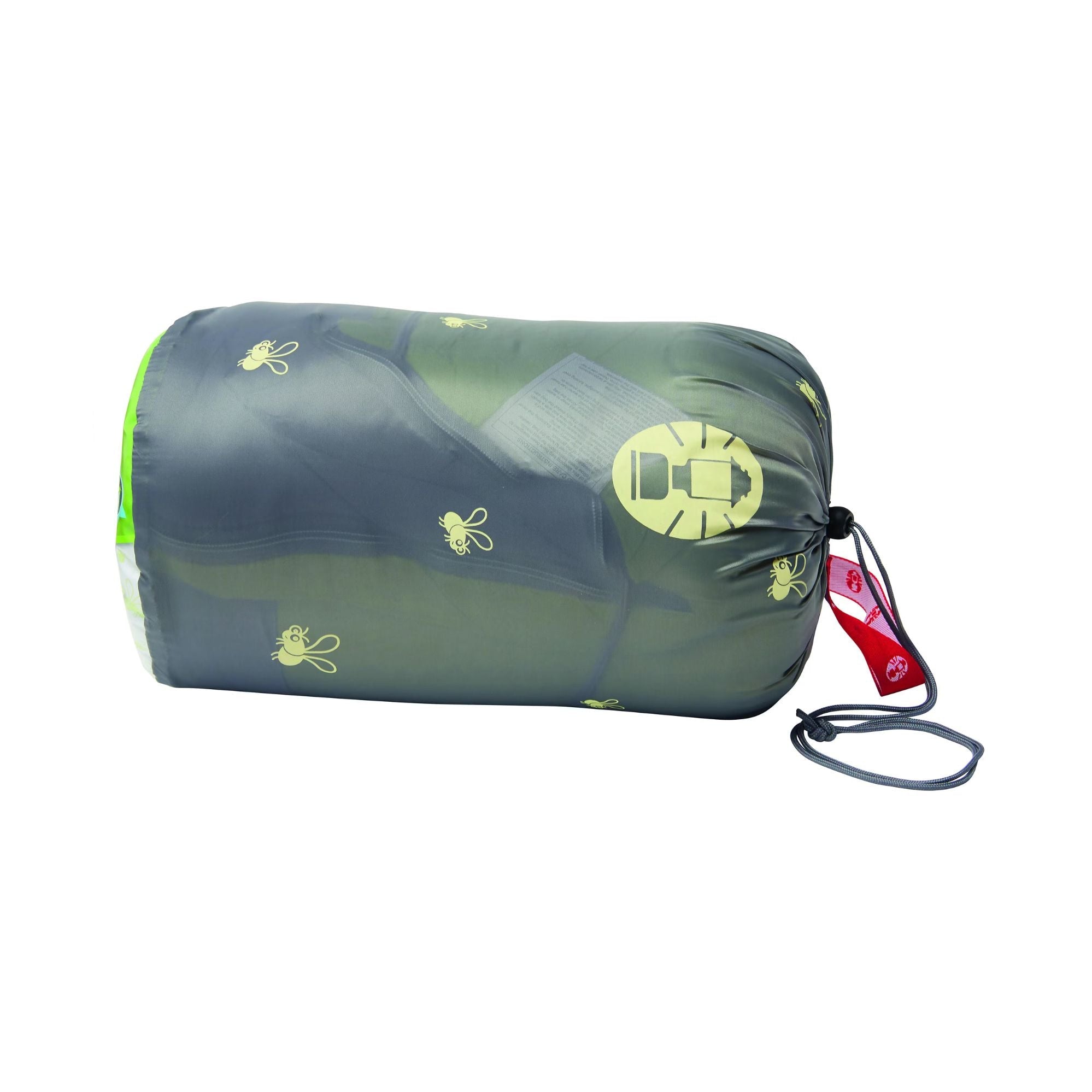 Coleman 7°C Sleeping Bag Kids FryeFly Illumi-bug Green, Glow in the Dark