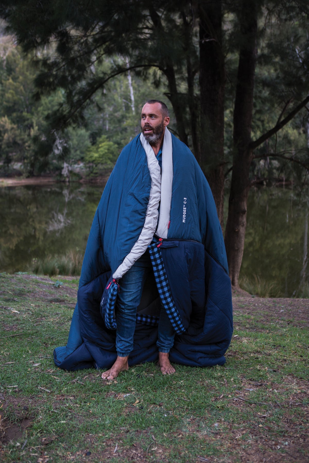 Coleman™ Mudgee Tall -3°C Sleeping Bag, Hollow Fiber Construction, Thermolock™ Draft Tube, Machine Washable