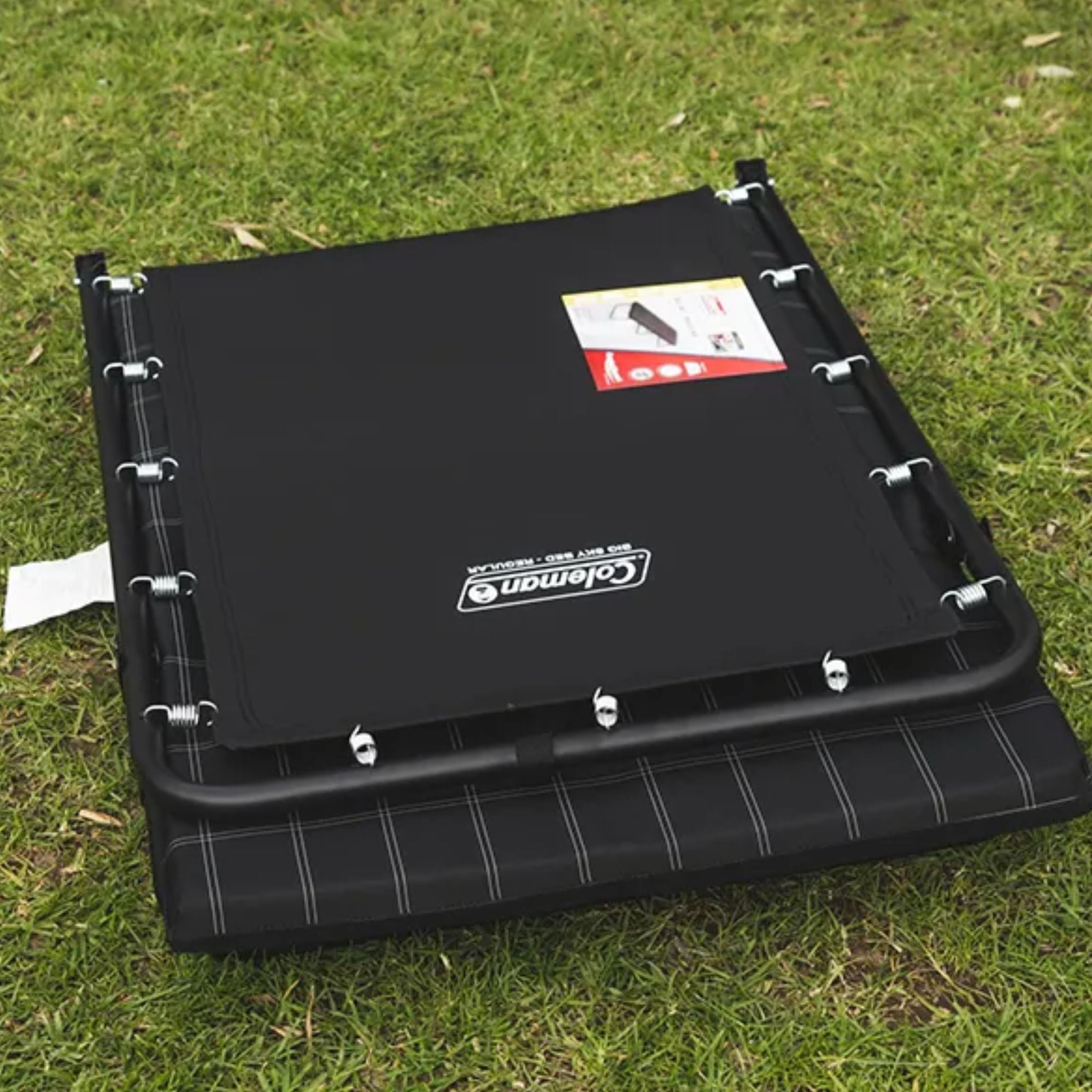 Coleman Big Sky Compact Foldable Stretcher Bed, Comfortsmart Coil Suspension 188x66x38cm