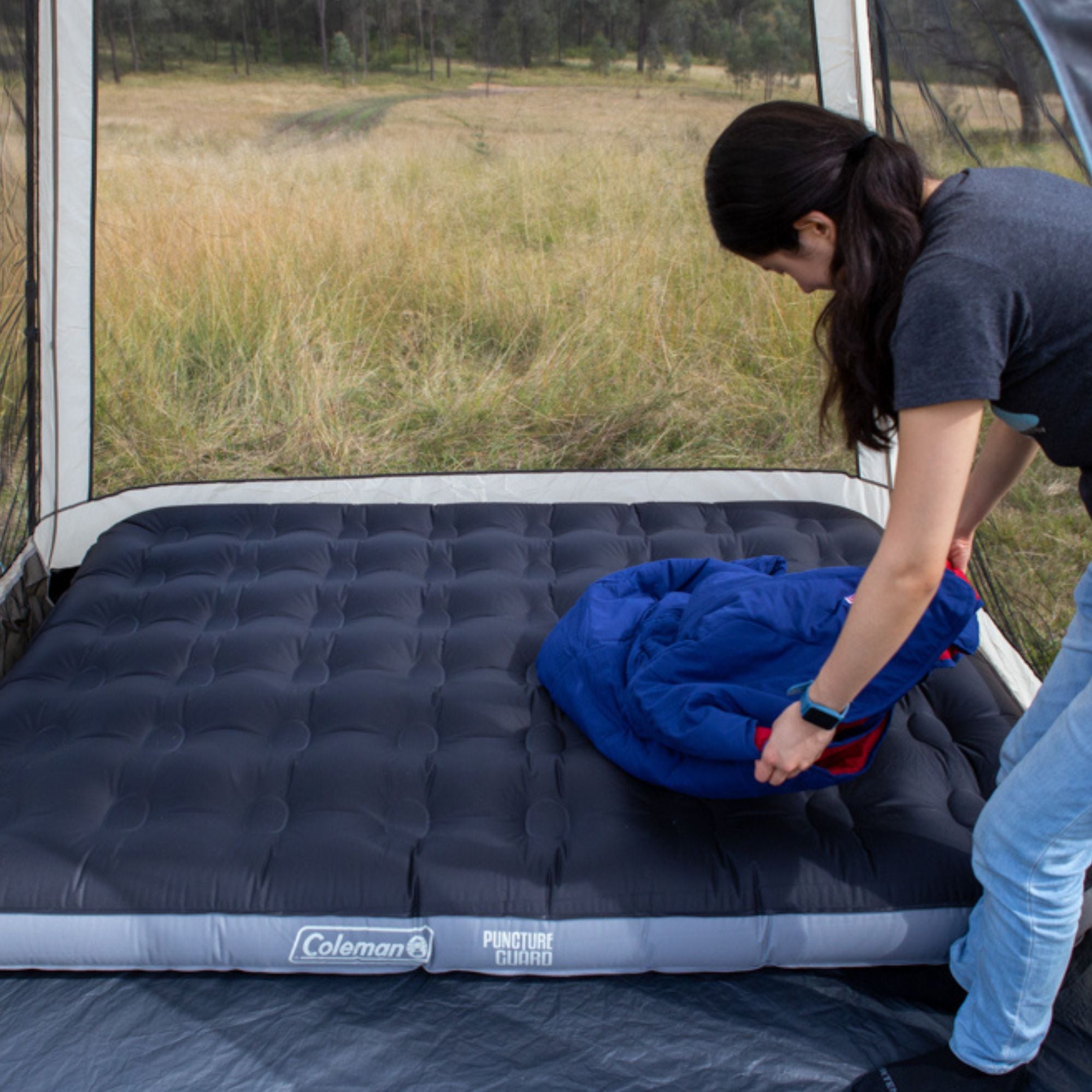 Coleman Queen All Terrain Air Mattress, Puncture Guard™, Single Height