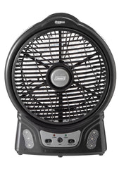 Coleman™ 240V/12V Rechargeable Lithium Ion Fan with LED Lights 8 Inch/20cm