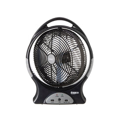 Coleman 240V Rechargeable Lithium Ion Fan with LED Lights 12”/30cm