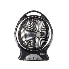 Coleman 240V Rechargeable Lithium Ion Fan with LED Lights 12”/30cm