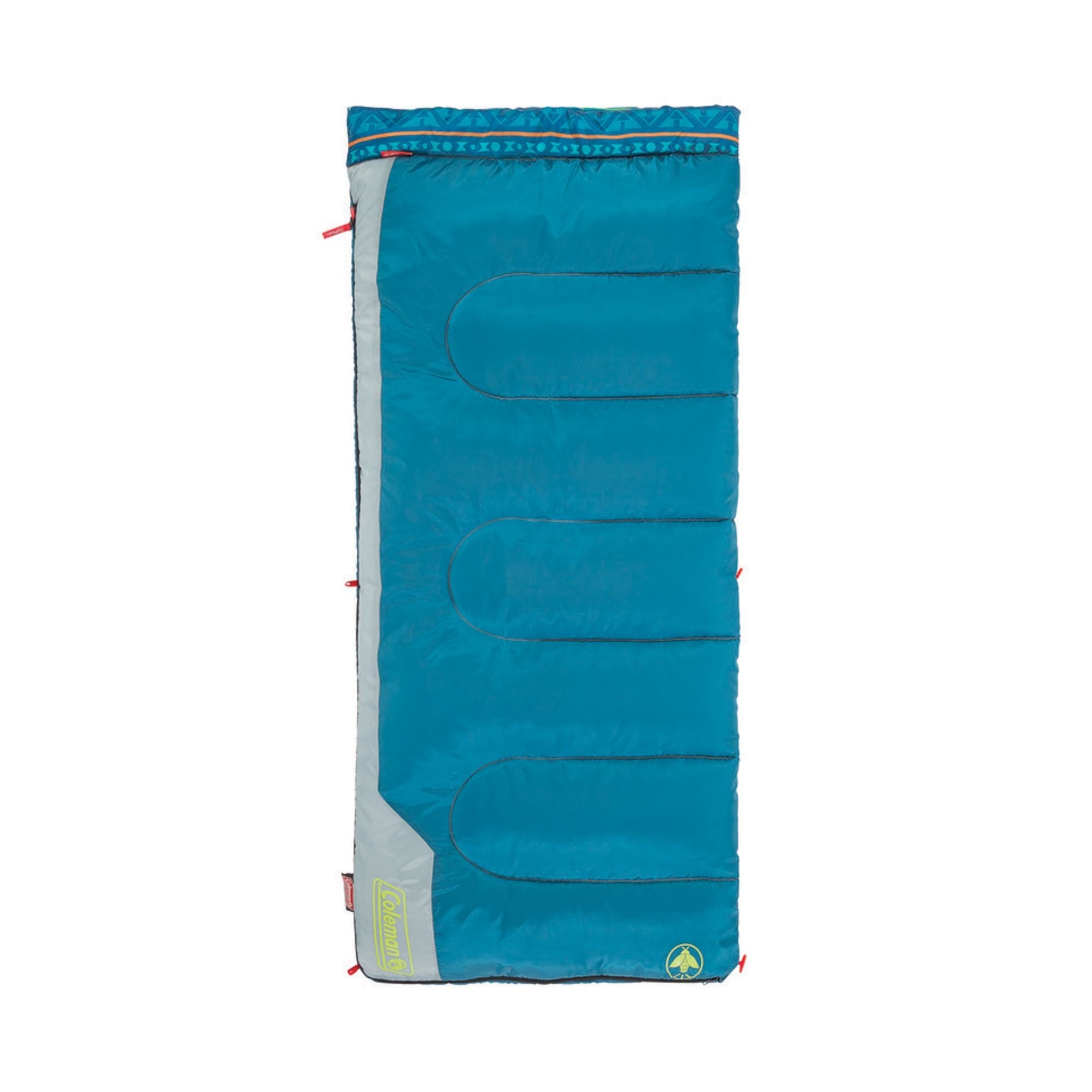 Coleman 10°C Temp Rating Youth Sleeping Bag, Glow in the Dark