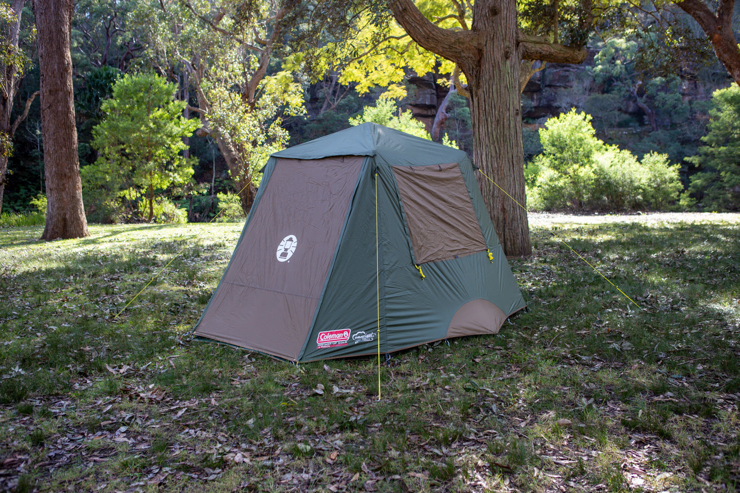 Coleman™ Gold Series Evo Instant Up 4 Person Tent, Vented, WeatherTec™ system, Rip-Stop Polyester, Storage Pockets, Heavy Duty Carry Bag