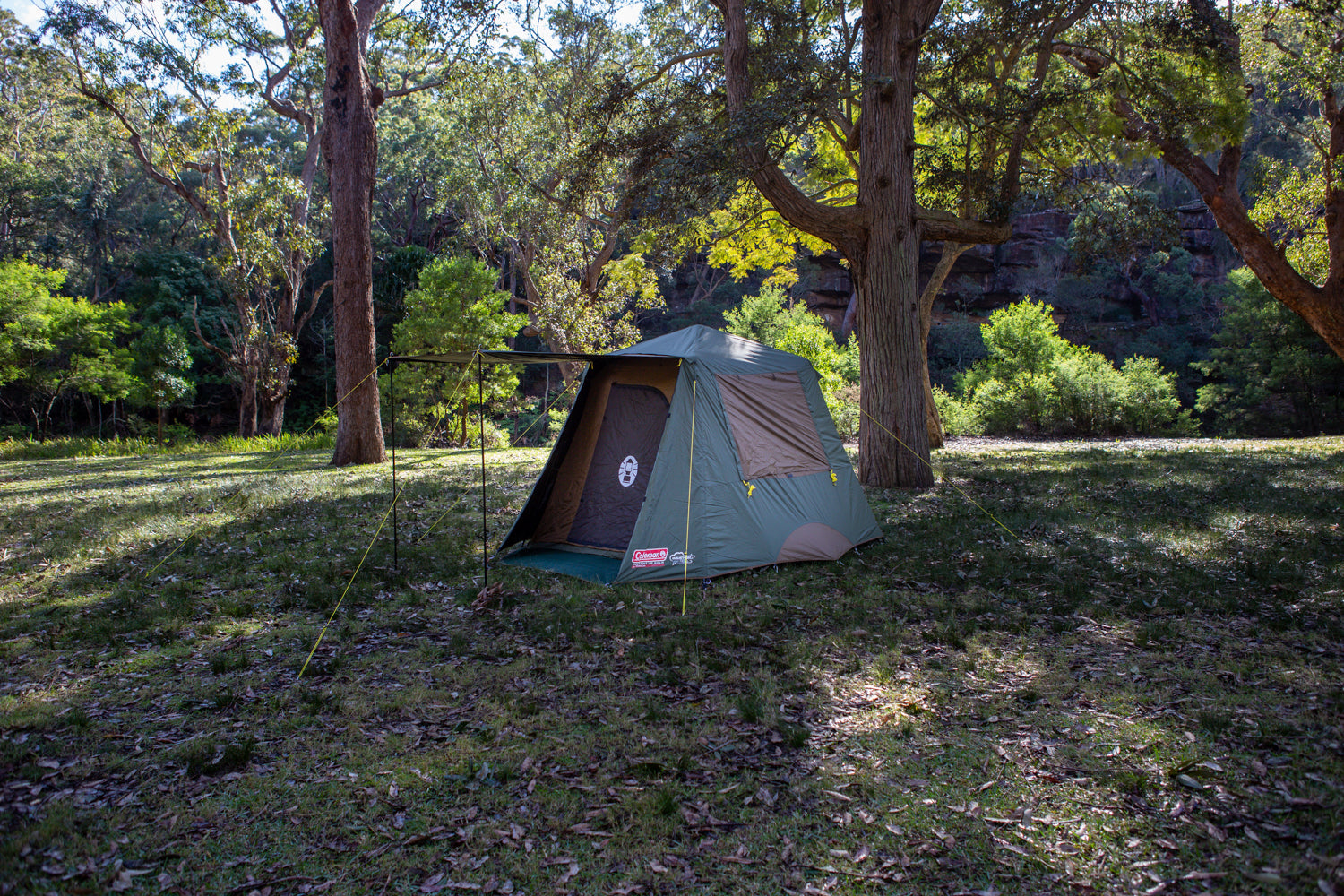 Coleman™ Gold Series Evo Instant Up 4 Person Tent, Vented, WeatherTec™ system, Rip-Stop Polyester, Storage Pockets, Heavy Duty Carry Bag