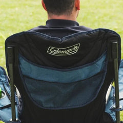 Coleman Quad King Size Cooler Arm Extra Wide Chair - Blue