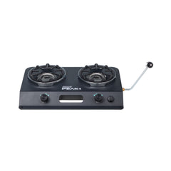 Coleman PEAK1™ 2-Burner Camping Stove, Portable, Even Cooking, Wind Protection, 20000 BTUs