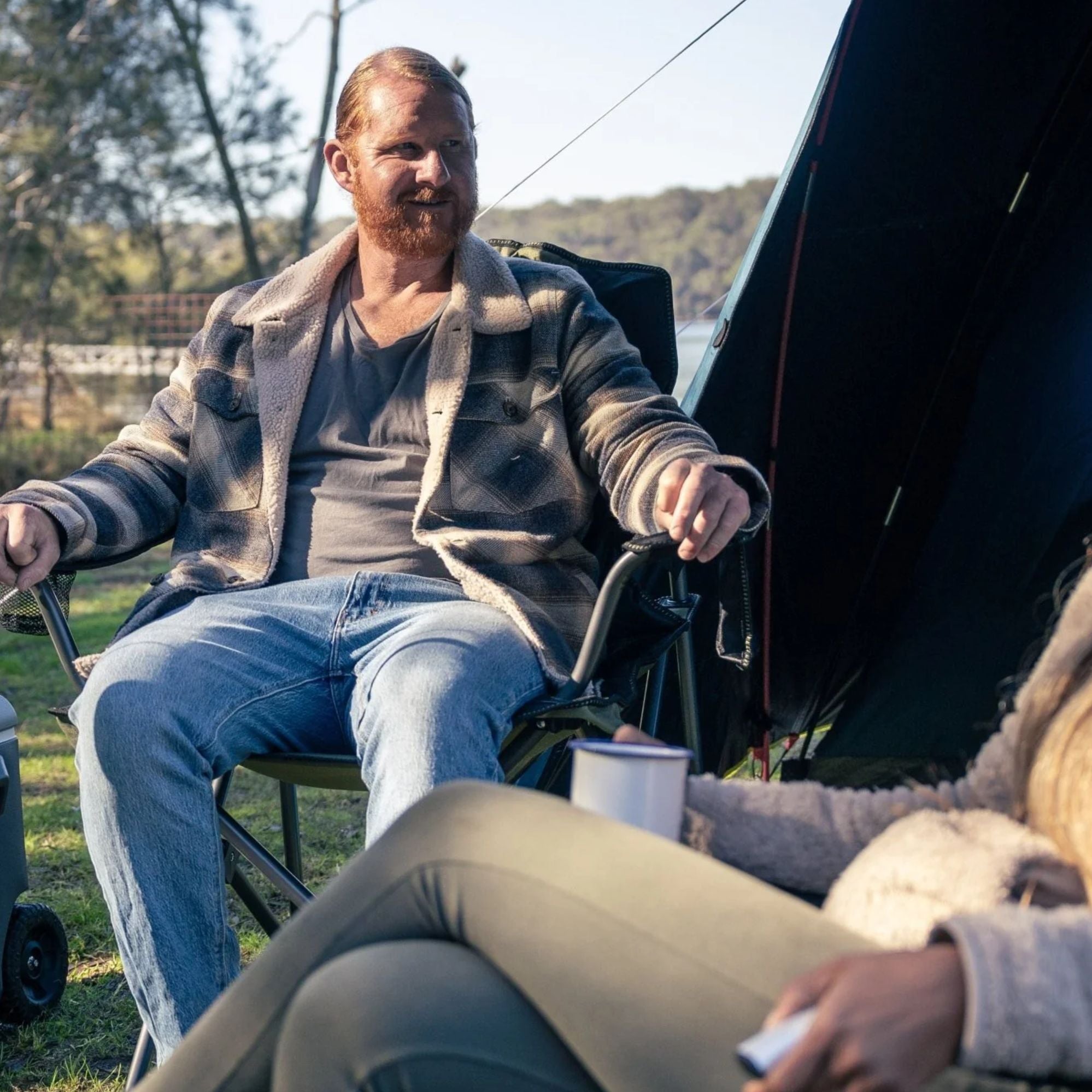 Coleman 250 Plus Quad Fold Chair Swagger Extra Wide