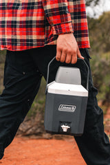 Extreme Cooler Jug 2.7L Grey with Carry Handle Drinking Cup Cap