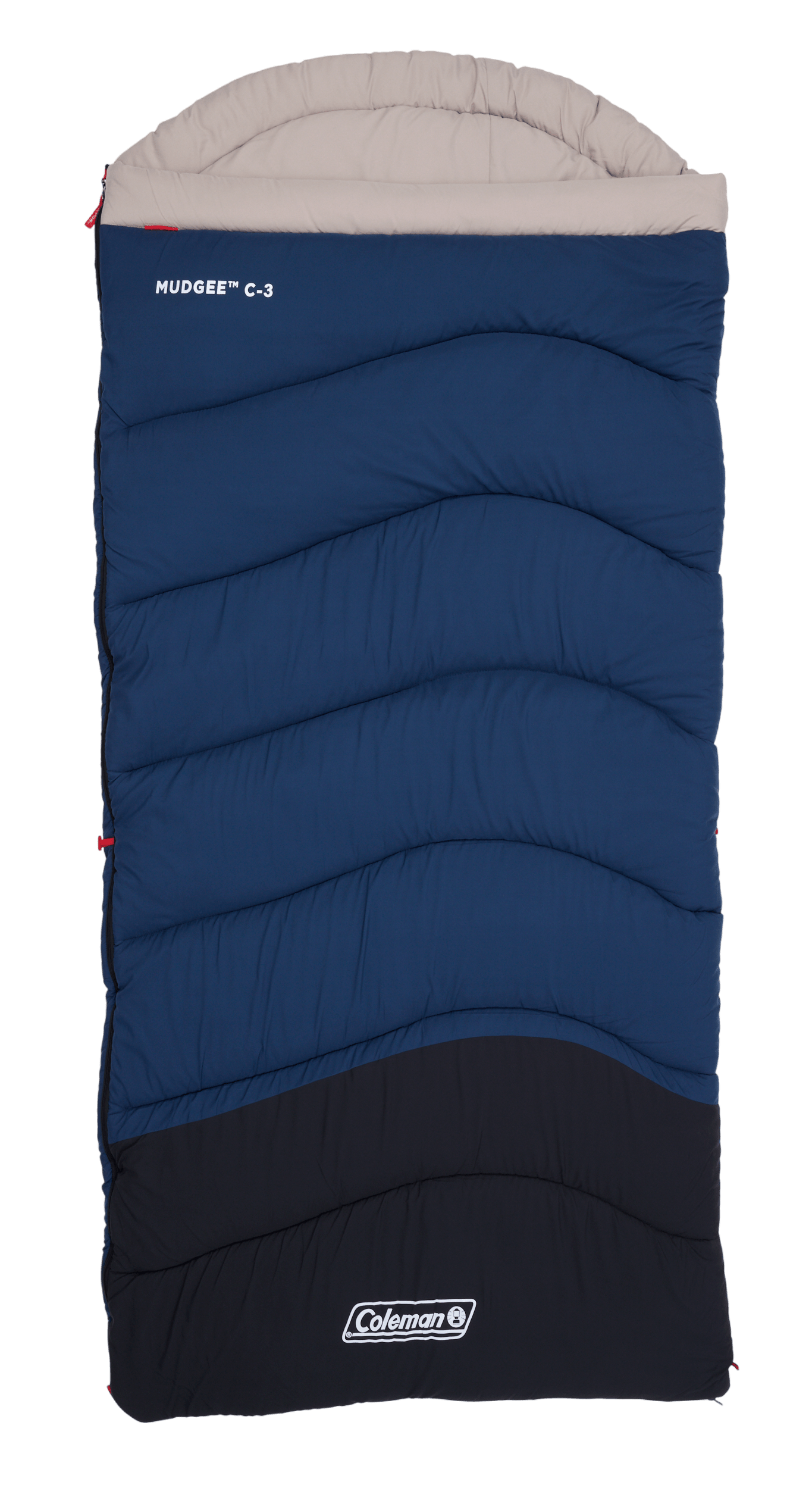 Coleman Mudgee C-3 Tall Warm Hooded Sleeping Bag, -3°C Rated
