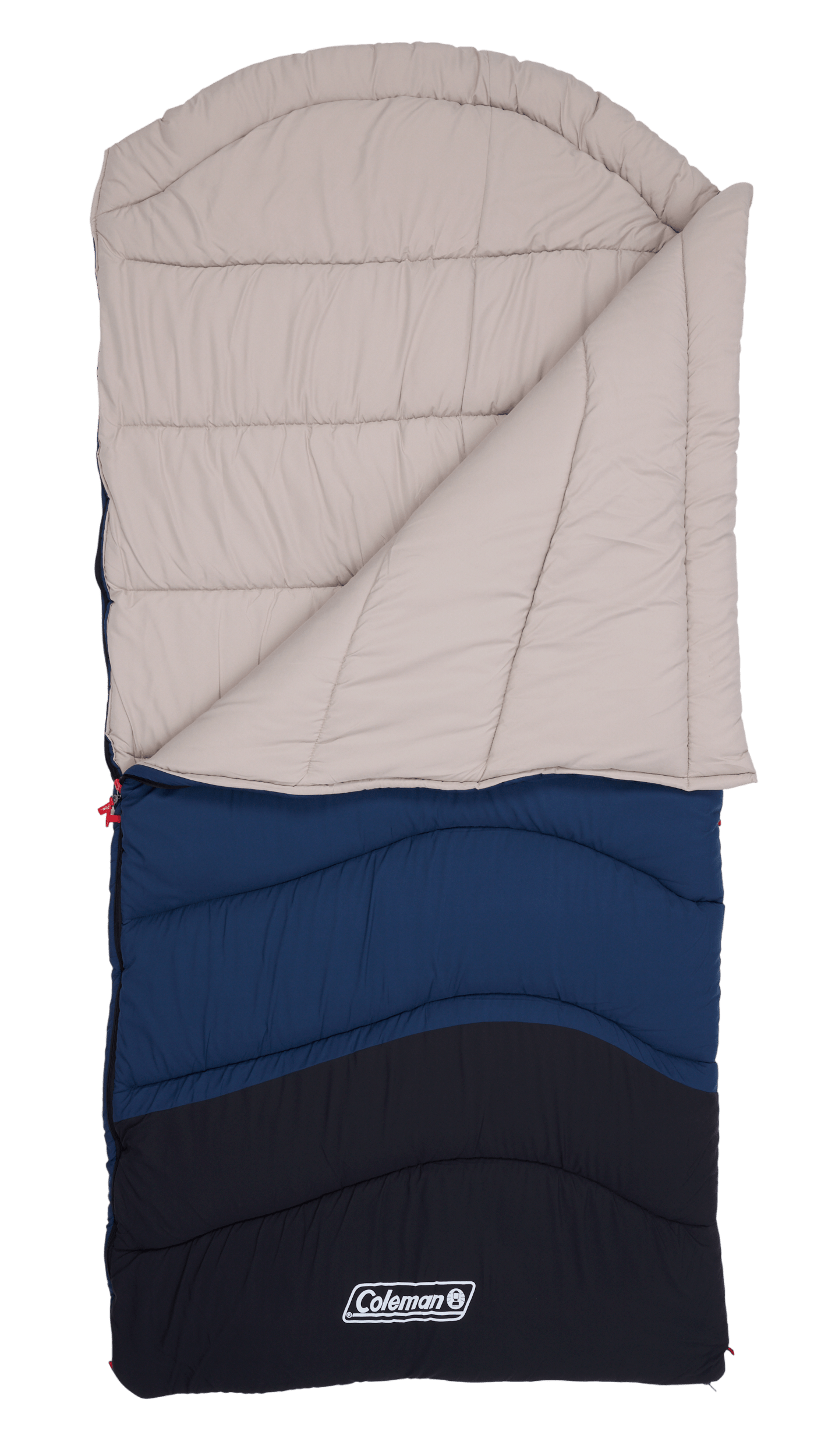 Coleman Mudgee C-3 Tall Warm Hooded Sleeping Bag, -3°C Rated