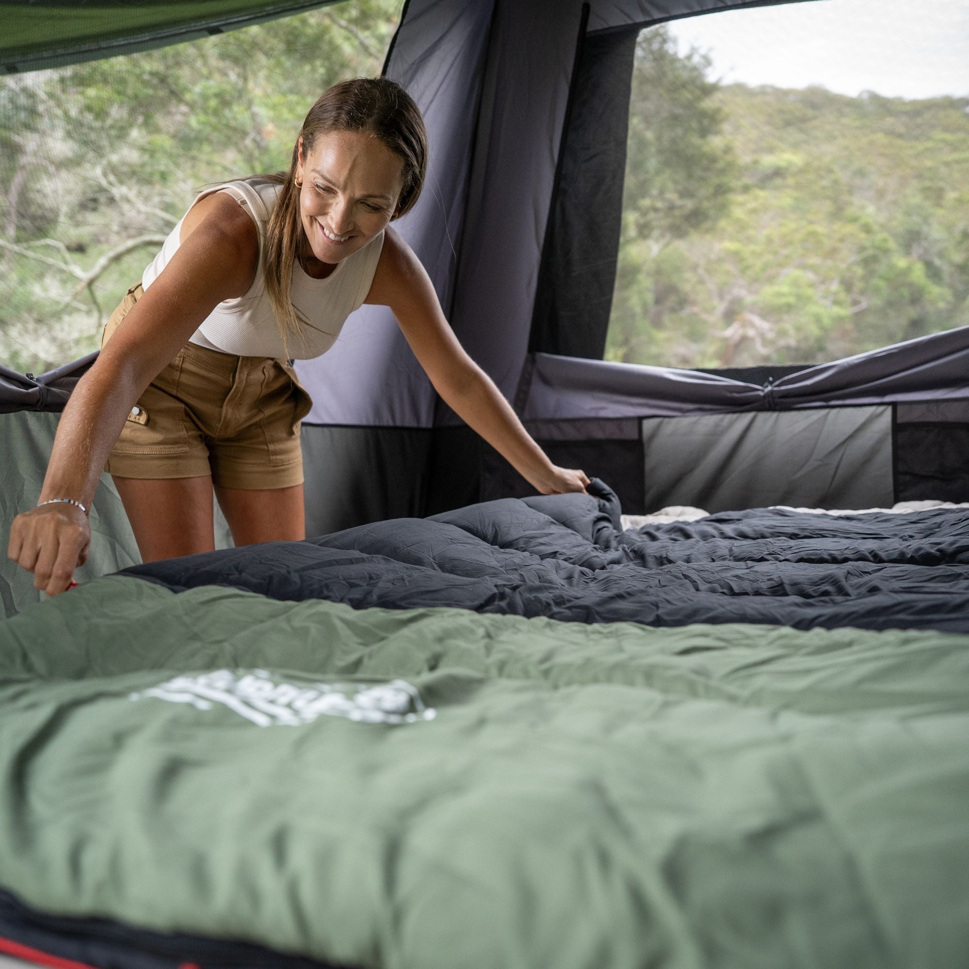 Coleman Mudgee Tall Lightweight Hooded Sleeping Bag, +5°C Rated
